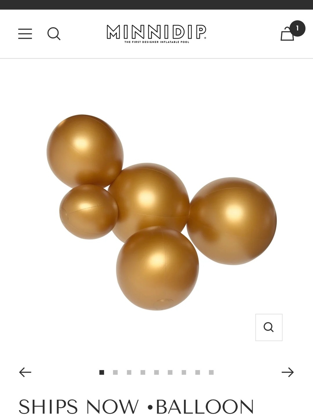 SET OF 6 colors Minnidip BALLOON Cluster: 5 CLUSTER BUNDLE - Picture 3 of 6
